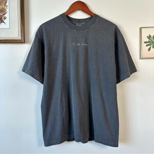 Charcoal Grey Embroidered Hockey Tee 100% Cotton